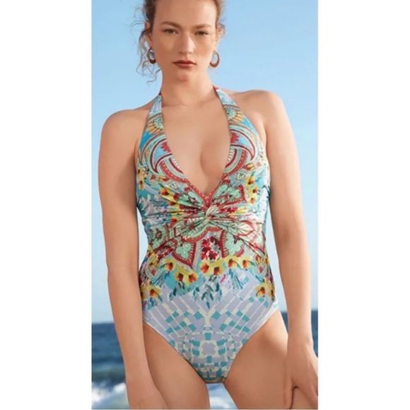 NWT Johnny Was Elena Twist One Piece Swimsuit - Picture 11 of 11